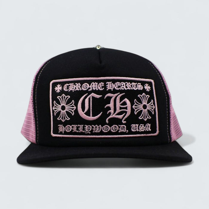 Chrome Hearts Trucker Hat 'Hollywood USA Patch'