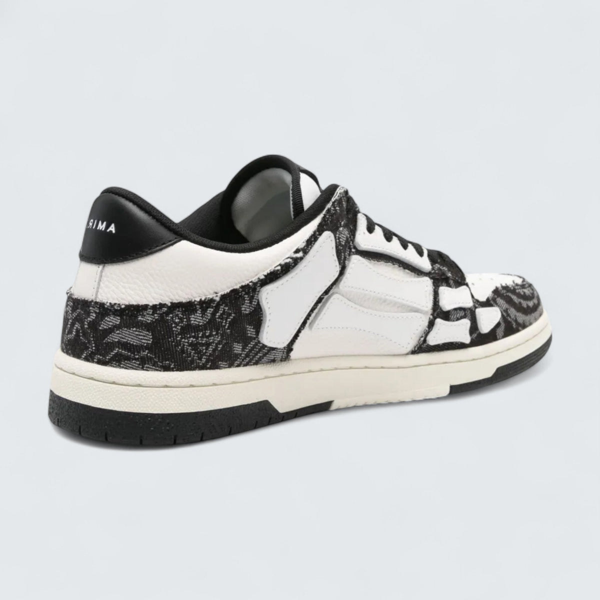 AMIRI Bandana Denim sneakers 'Black/White'