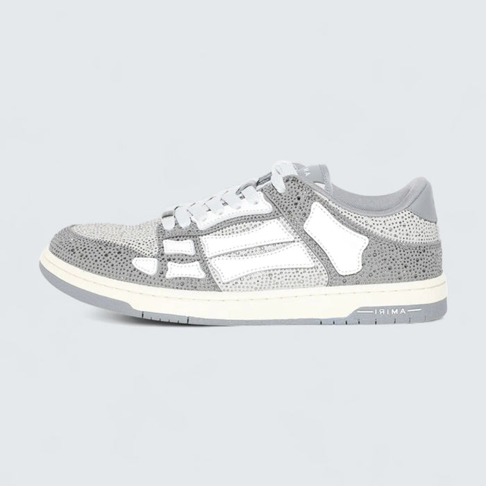 AMIRI Crystal Skel Top Low 'Grey/White'