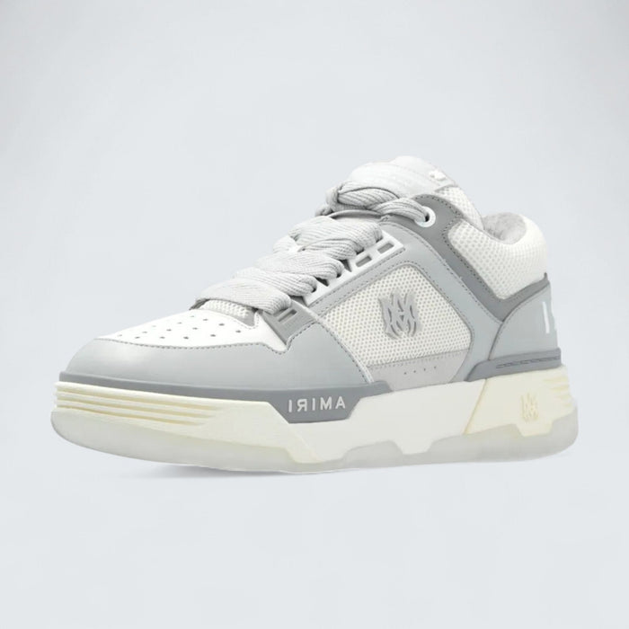 AMIRI MA-1 Panelled Leather 'Grey/Cool Grey/Cream White'
