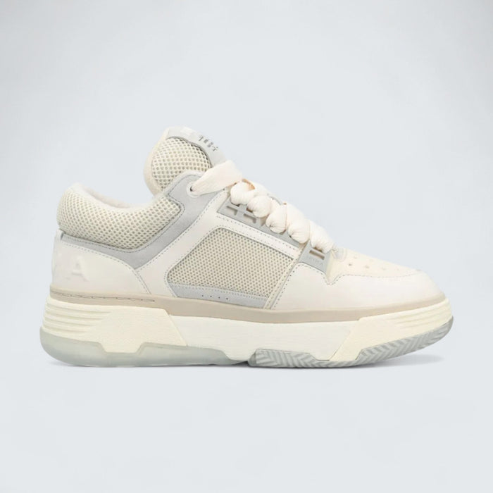 AMIRI MA-1 Panelled Leather 'White/Light Grey/Light Beige'