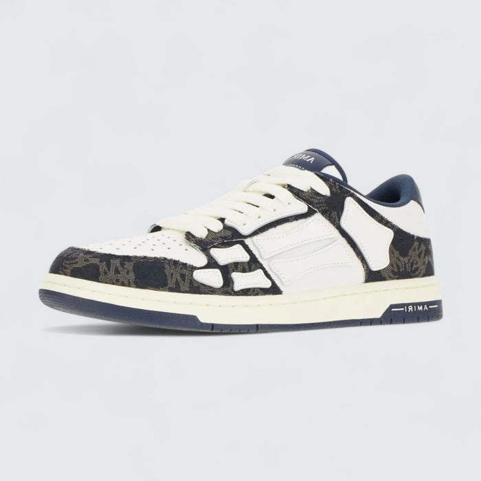 AMIRI Ma Quad Skel Top Low 'White/Black/Brown'