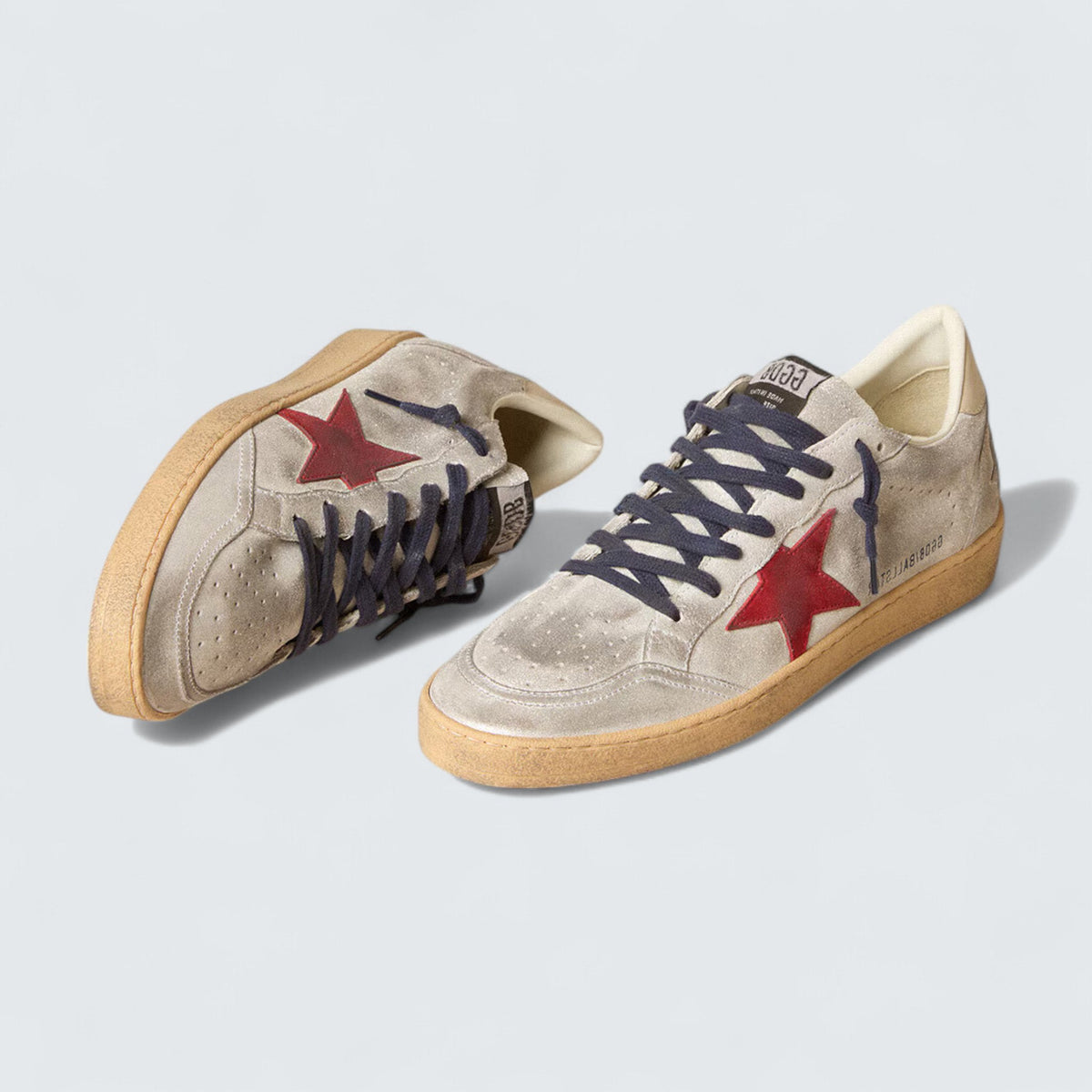 Golden Goose Ball Star 'Metallic Suede with Suede Star and Leather Heel Tab'