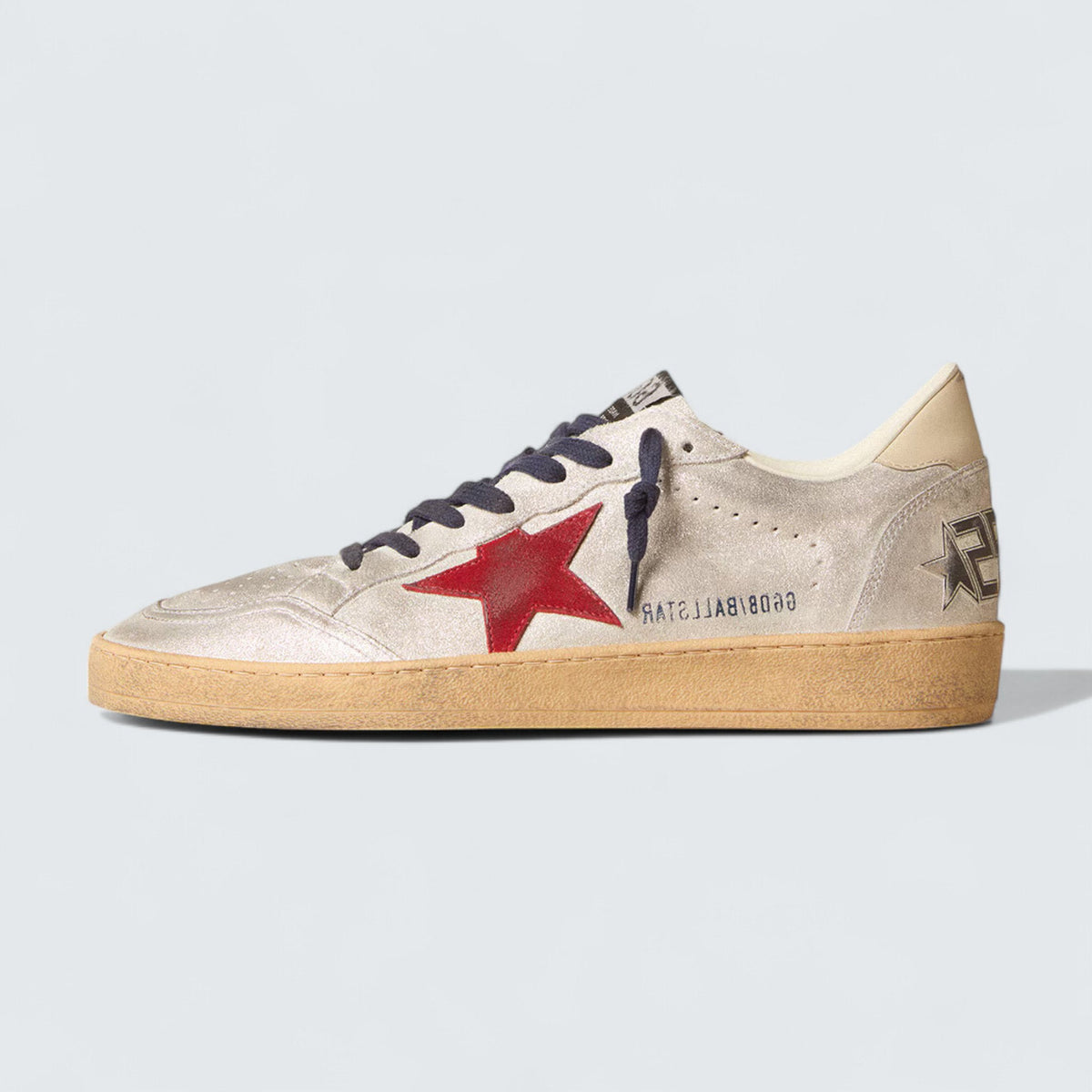 Golden Goose Ball Star 'Metallic Suede with Suede Star and Leather Heel Tab'