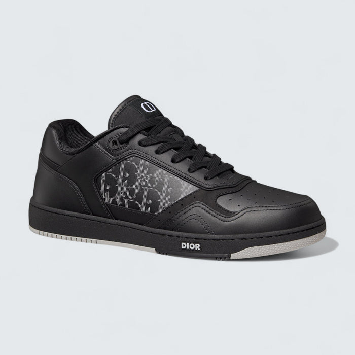 B27 Uptown Low-Top Sneaker 'Black Smooth Calfskin, Black Suede and Black Dior Oblique Galaxy Leather'