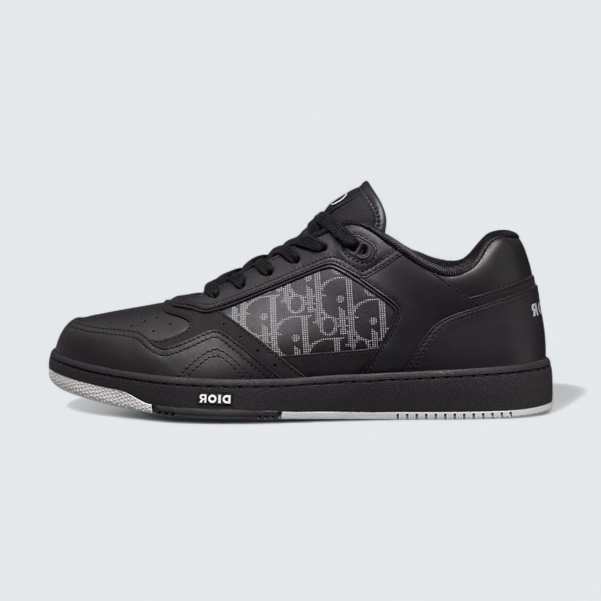 B27 Uptown Low-Top Sneaker 'Black Smooth Calfskin, Black Suede and Black Dior Oblique Galaxy Leather'