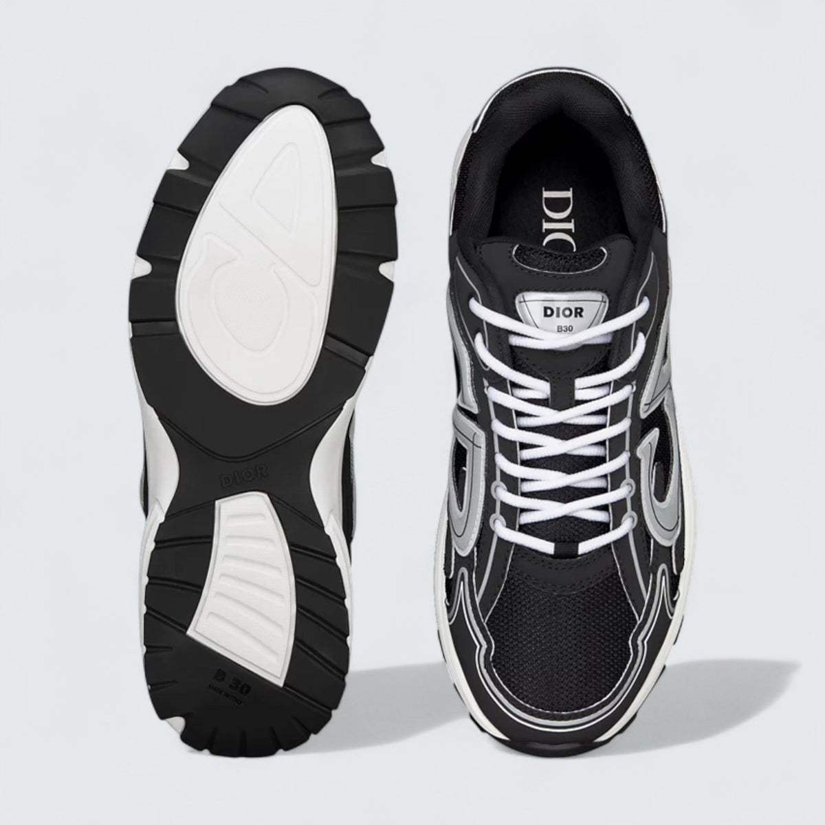 Dior B30 Countdown Sneaker 'Black Technical Mesh'