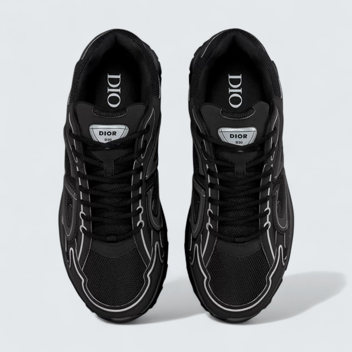 Dior B30 Countdown Sneaker 'Black Technical Mesh and Technical Fabric'