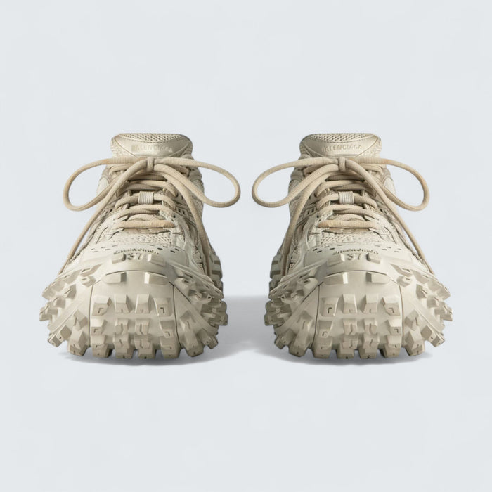 Balenciaga Bouncer Sneaker in Beige Mesh and Nylon