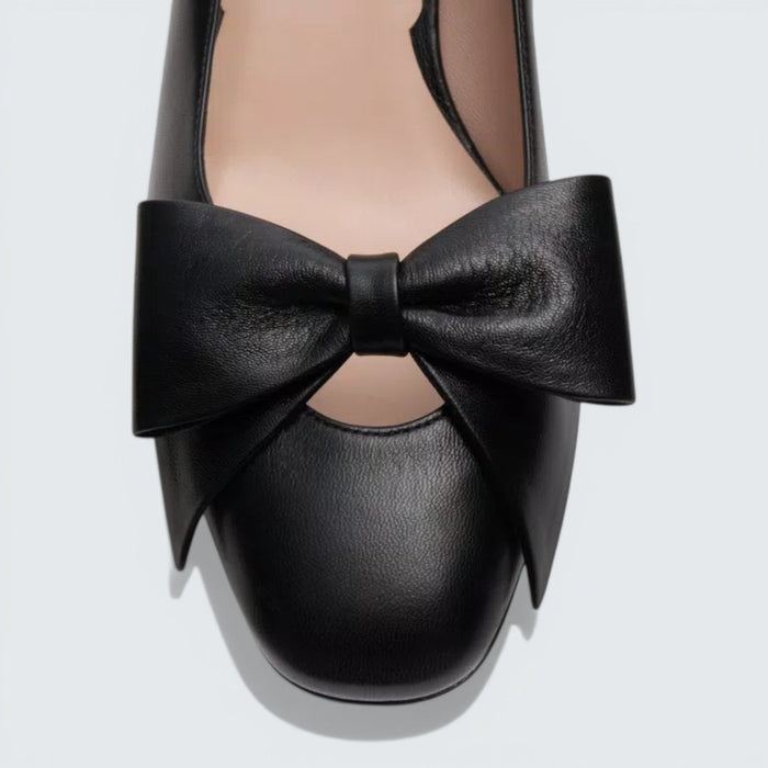 Valentino Bowow Pumps In Kidskin 45Mm