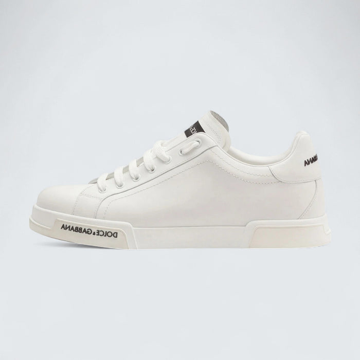 Dolce & Gabbana D&G Calfskin Nappa Portofino Sneakers 'White'