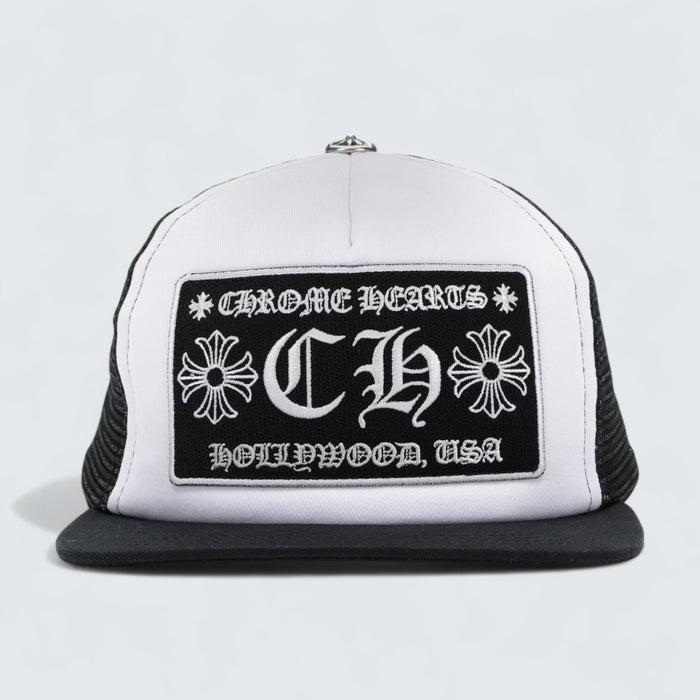 Chrome Hearts Trucker Hat 'Hollywood USA Patch'