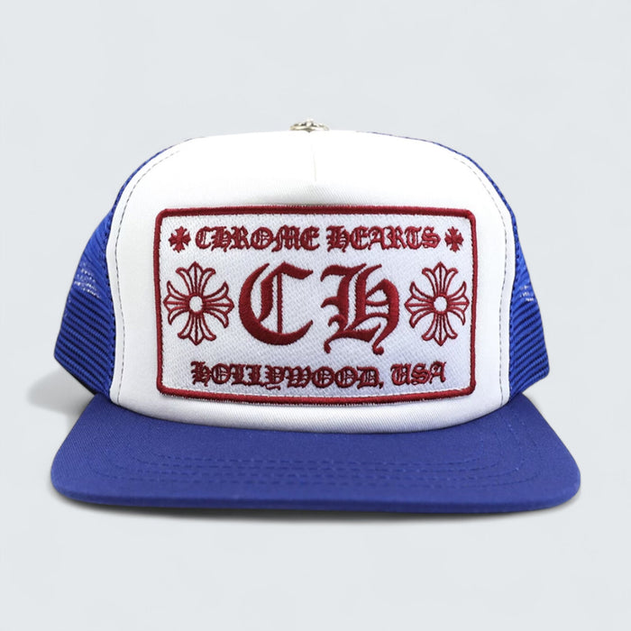Chrome Hearts Trucker Hat 'Hollywood USA Patch'