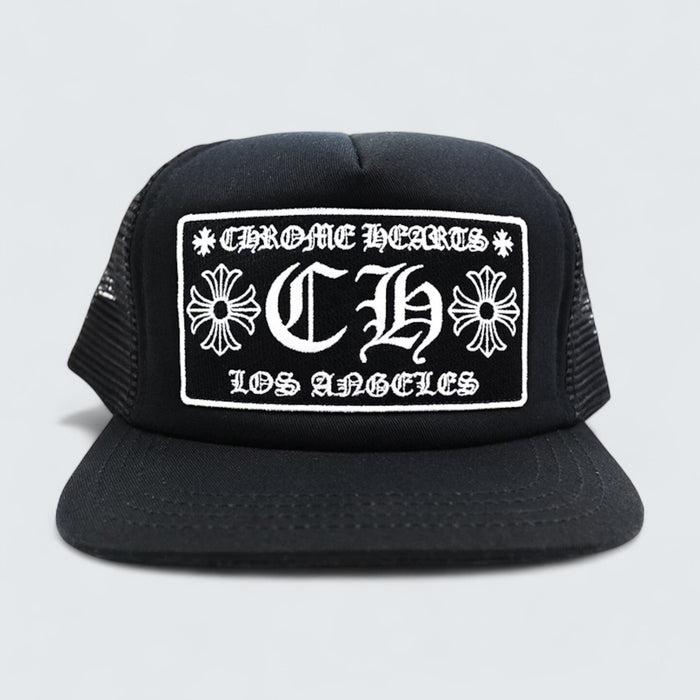 Chrome Hearts Trucker Hat 'Hollywood USA Patch'
