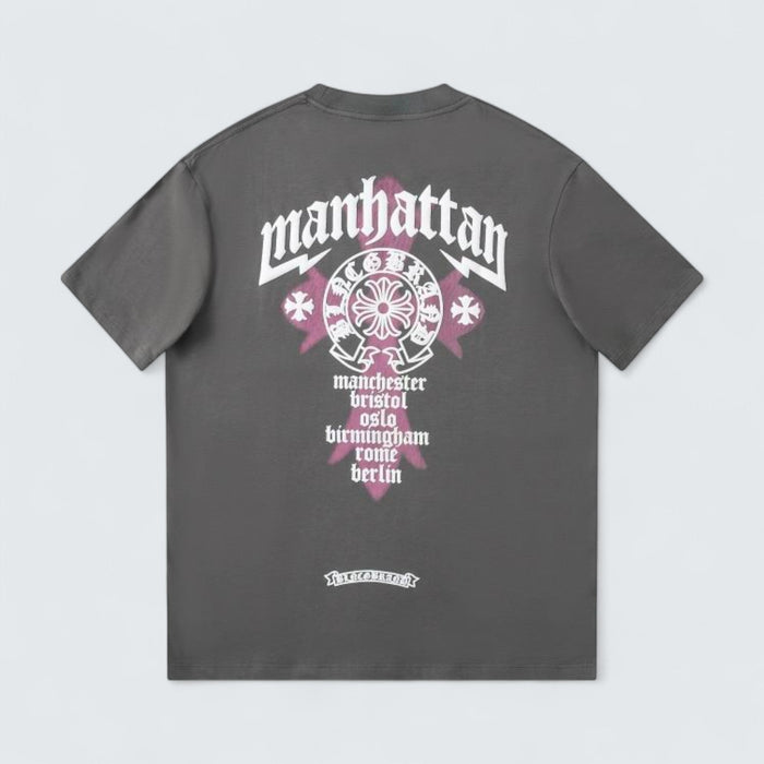 Chrome Hearts 'Manchester Bristol' Flower Tee