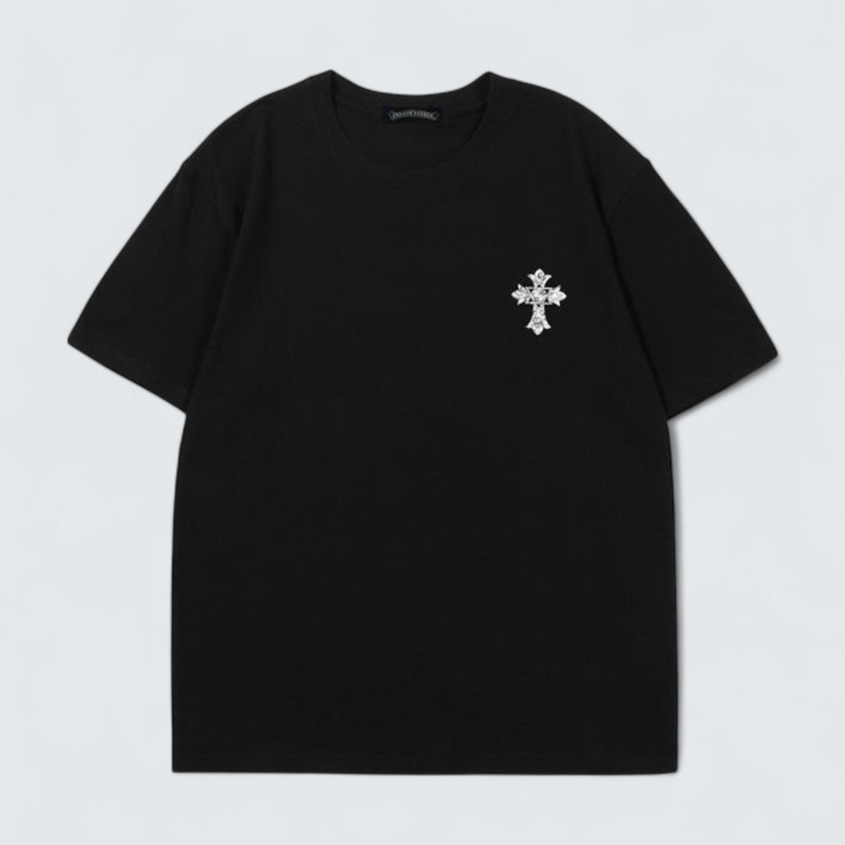 Chrome Hearts Floral Cross Back T-Shirt