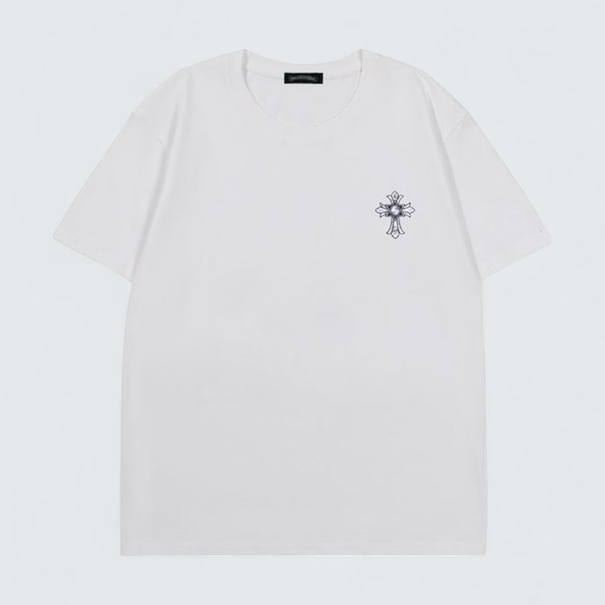 Chrome Hearts Floral Cross Back T-Shirt