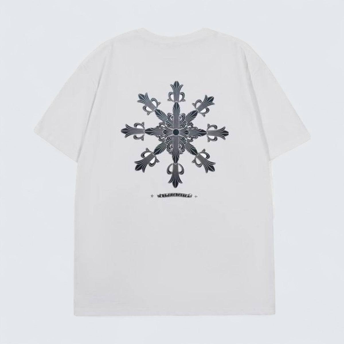Chrome Hearts Floral Cross Back T-Shirt