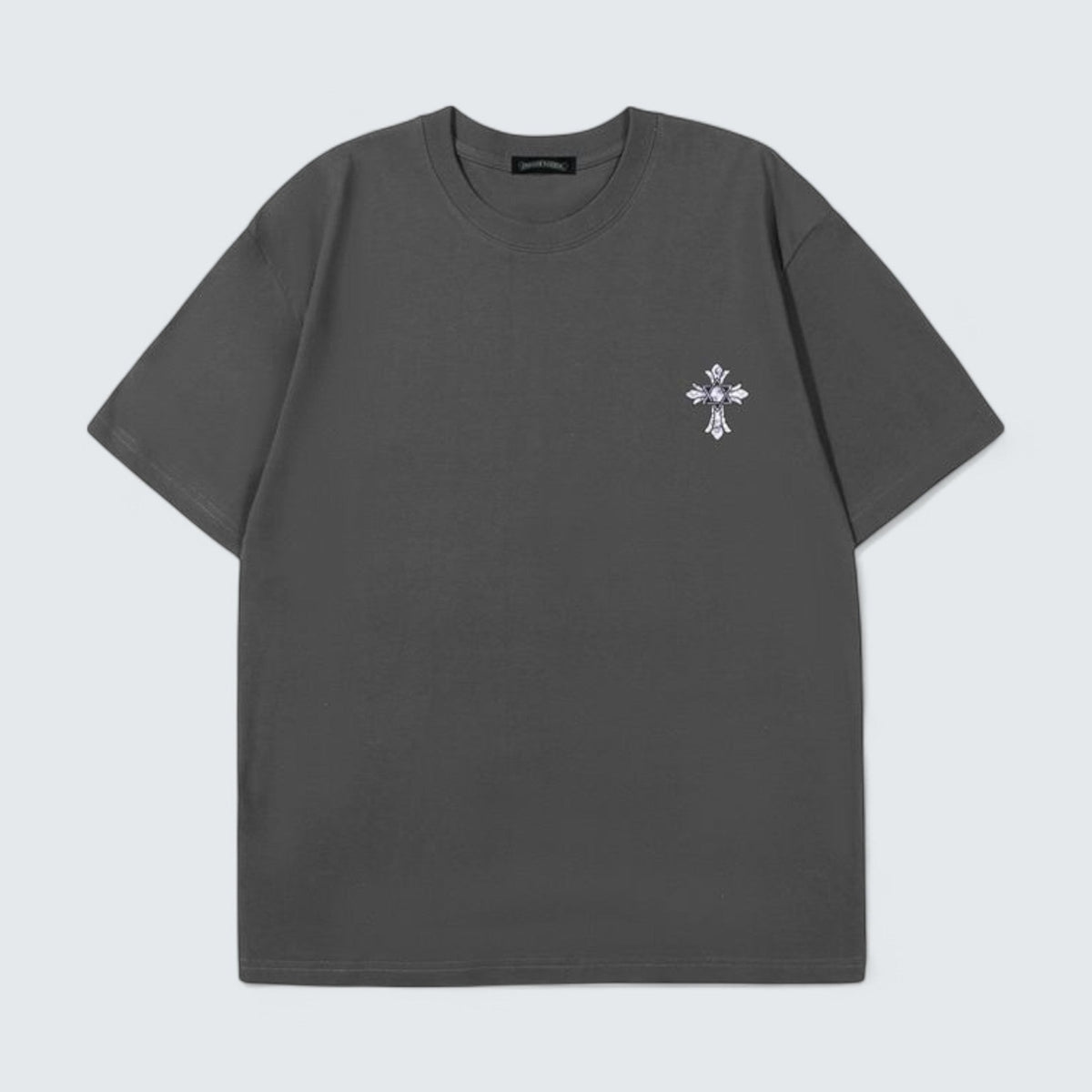 Chrome Hearts Floral Cross Back T-Shirt