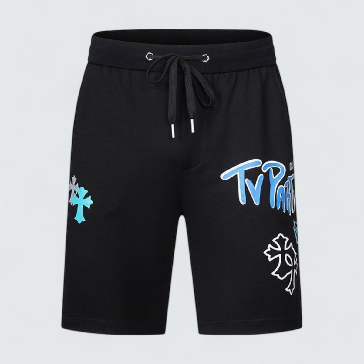 Chrome Hearts 'TV Party' Graphic Shorts