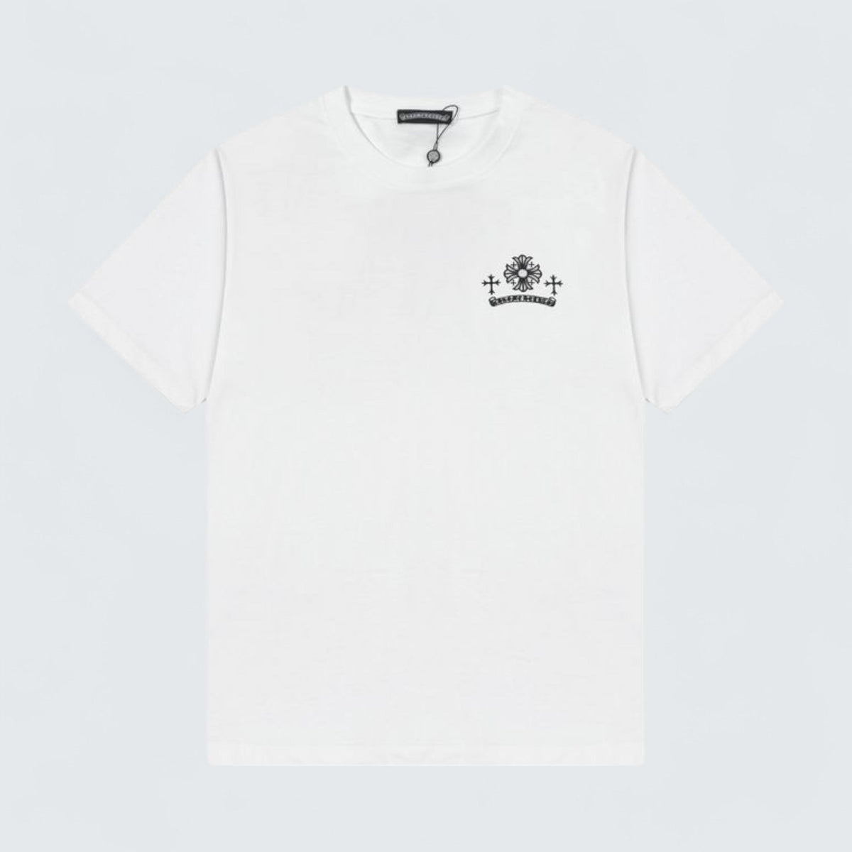 Chrome Hearts Cross & Scroll Logo T-Shirt