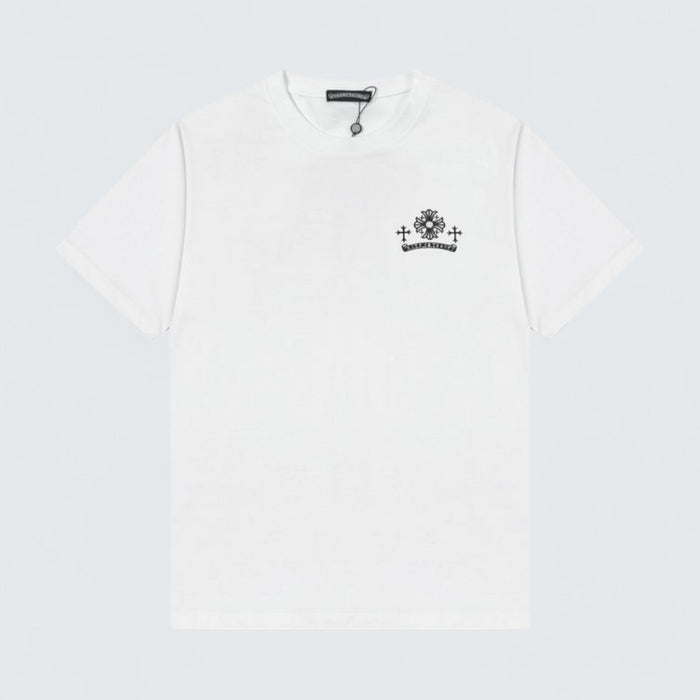 Chrome Hearts Cross & Scroll Logo T-Shirt