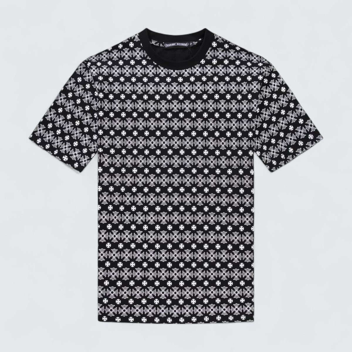 Chrome Hearts Allover Floral Cross T-Shirt