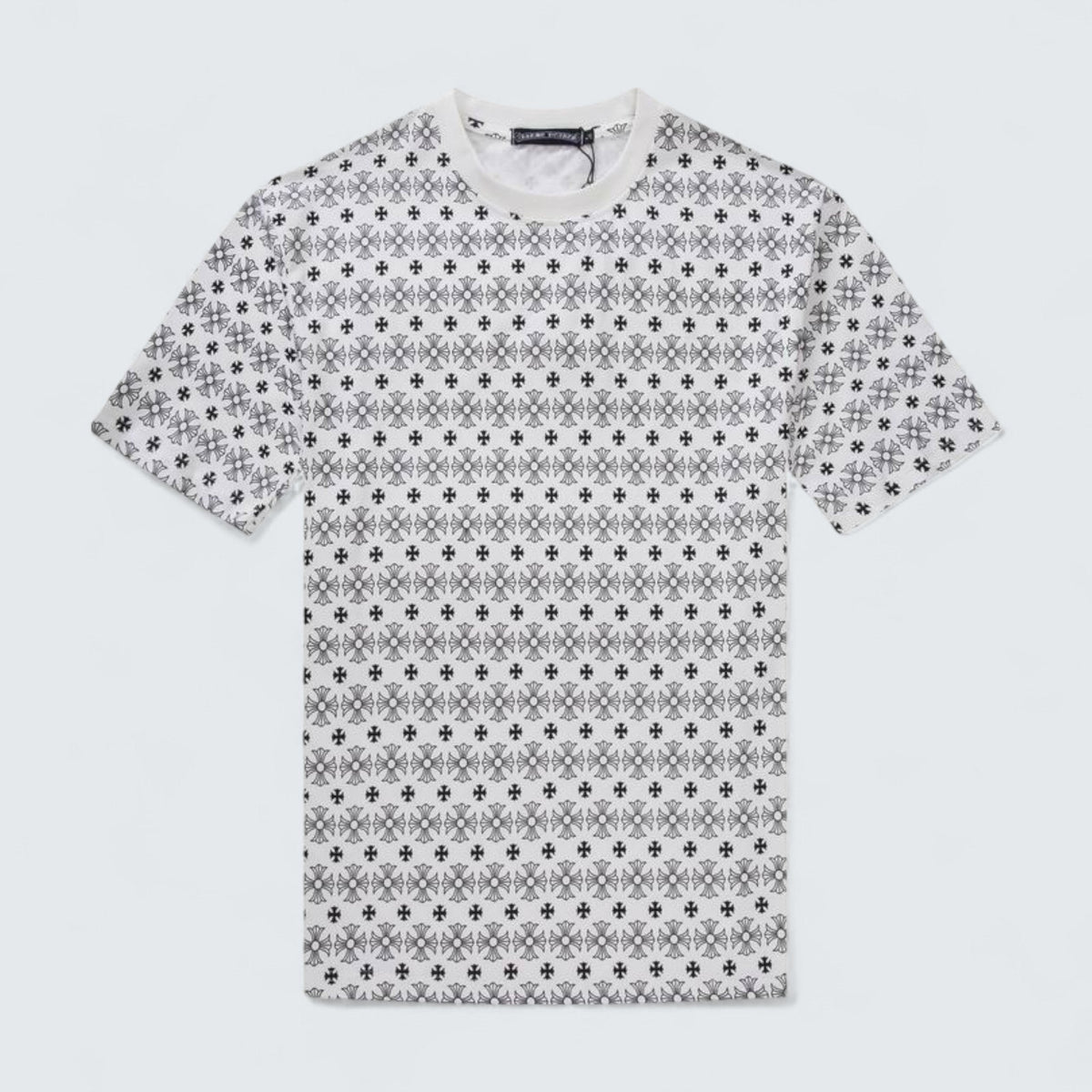 Chrome Hearts Allover Floral Cross T-Shirt