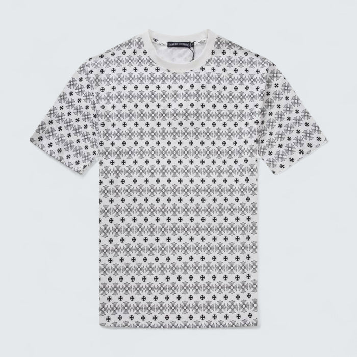 Chrome Hearts Allover Floral Cross T-Shirt