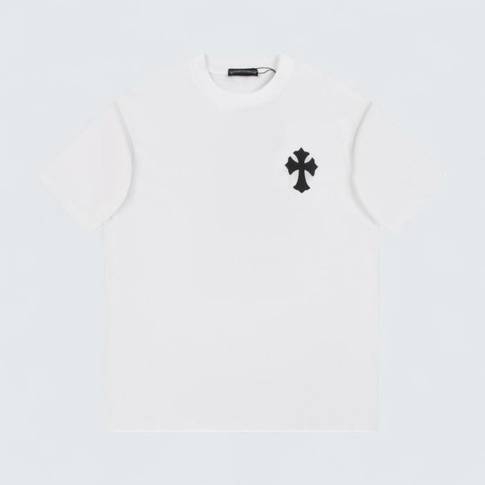 Chrome Hearts Bold Cross Patch T-Shirt