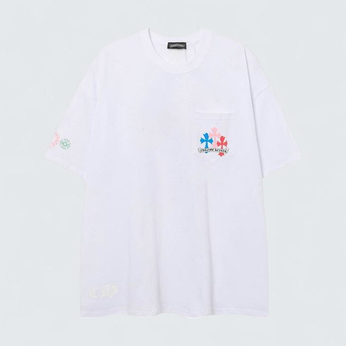 Chrome Hearts Multicolor Cross Pocket T-Shirt