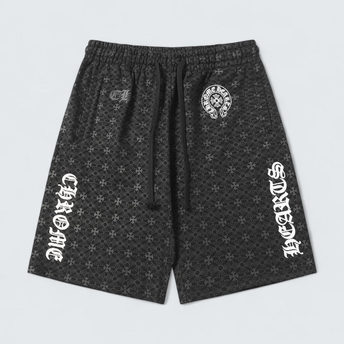 Chrome Hearts 'Vertical Logo' Shorts