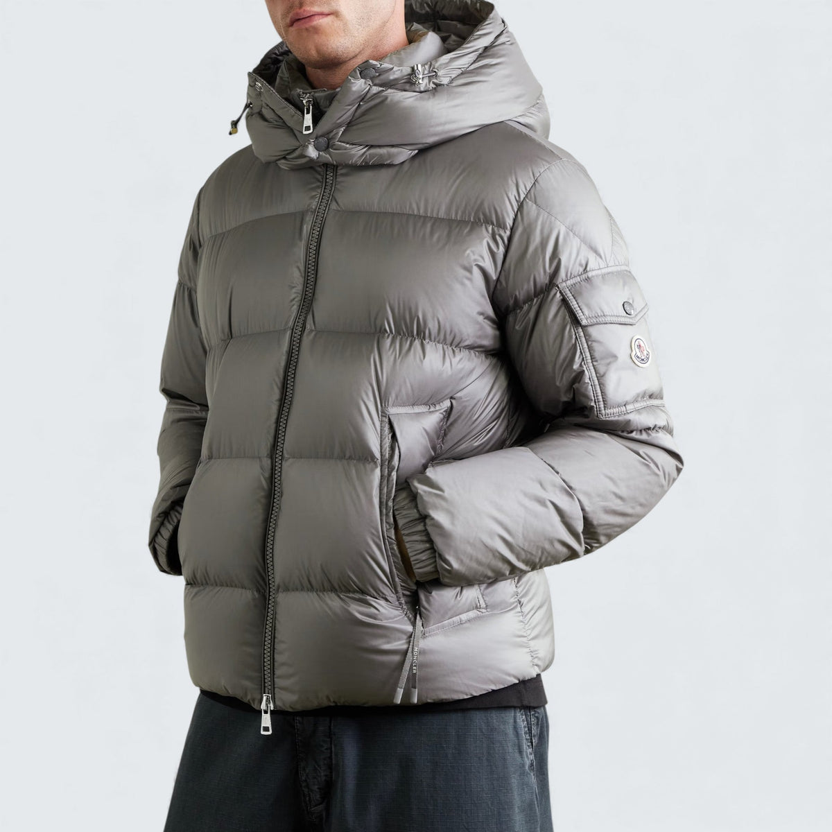 Moncler Couyere Quilted Micro-Ripstop Hooded Down Jacket