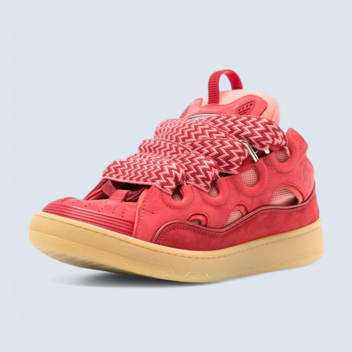 Lanvin Curb Sneakers 'Cardinal Red/Rose'
