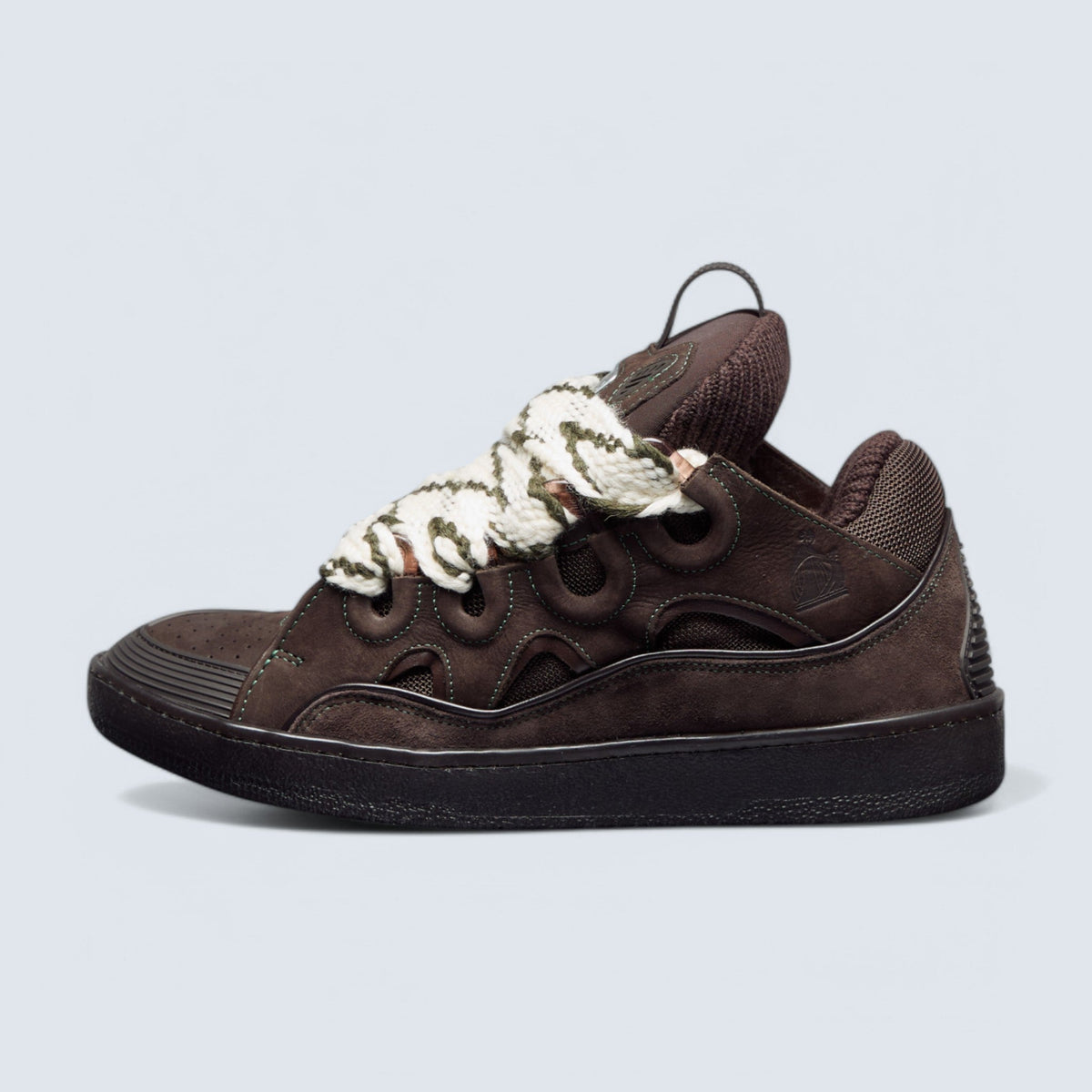 Lanvin Curb Sneakers 'Chocolate Brown'