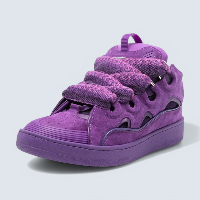 Lanvin Curb Sneakers 'Dark Purple'