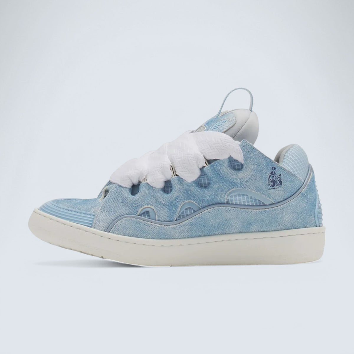 Lanvin Curb Sneakers 'Light Blue Denim'
