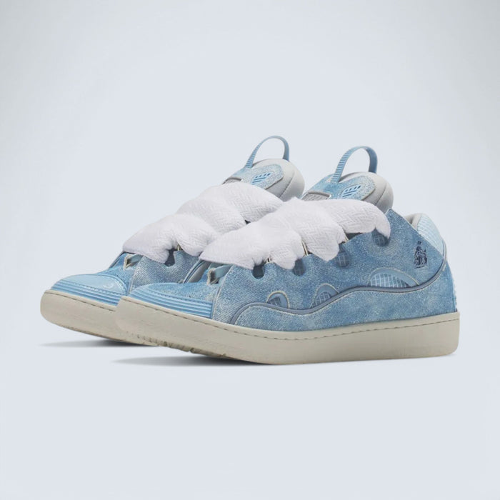 Lanvin Curb Sneakers 'Light Blue Denim'