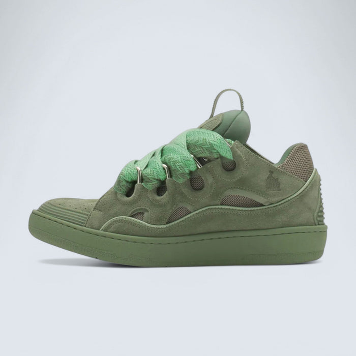 Lanvin Curb Sneakers 'Olive Green'