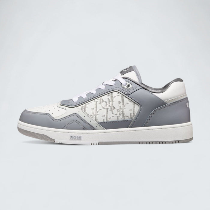 B27 Uptown Low-Top Sneaker 'Dior Gray Smooth Calfskin and White Dior Oblique Galaxy Leather'