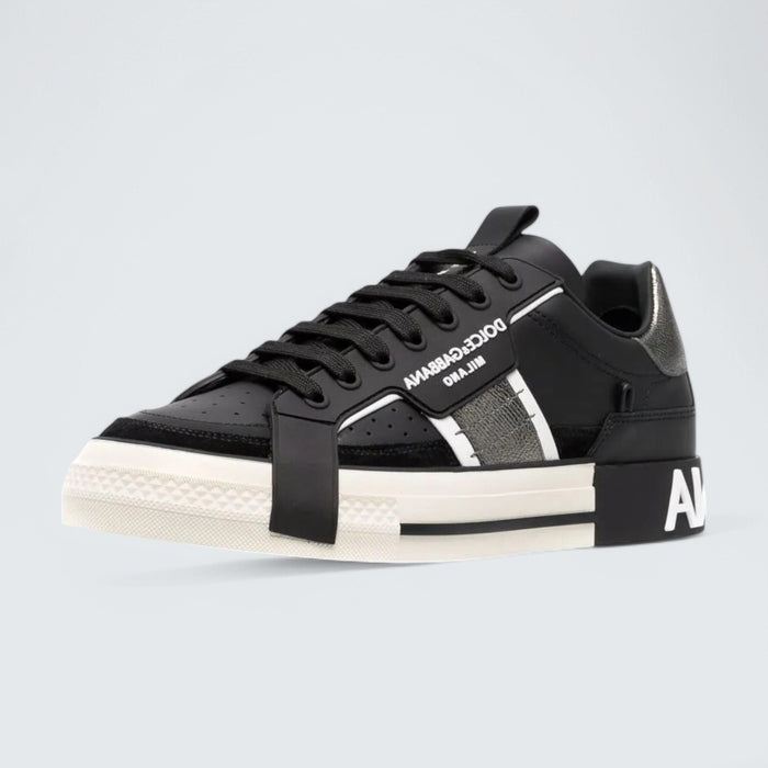 Dolce & Gabbana D&G 2.Zero Custom Leather Sneakers 'Black/White'