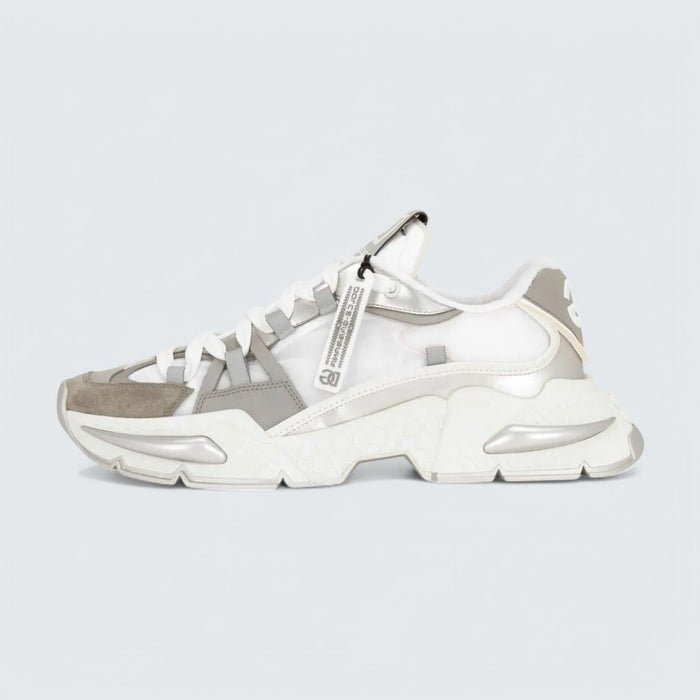 Dolce & Gabbana D&G Airmaster DG-Logo Chunky Sneakers 'White/Grey'