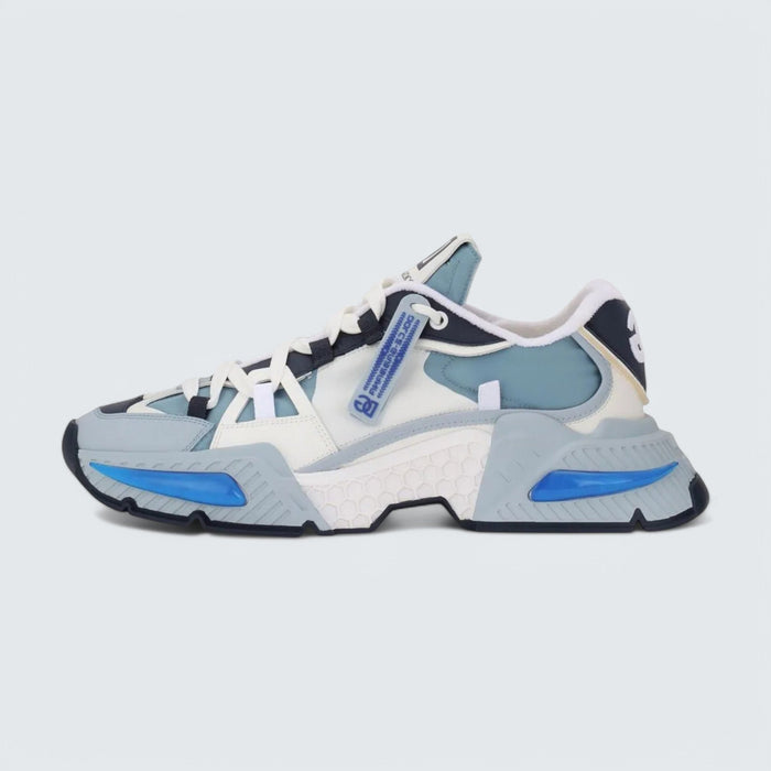 Dolce & Gabbana D&G Airmaster Panelled Sneakers 'Sky Blue/Multicolour'