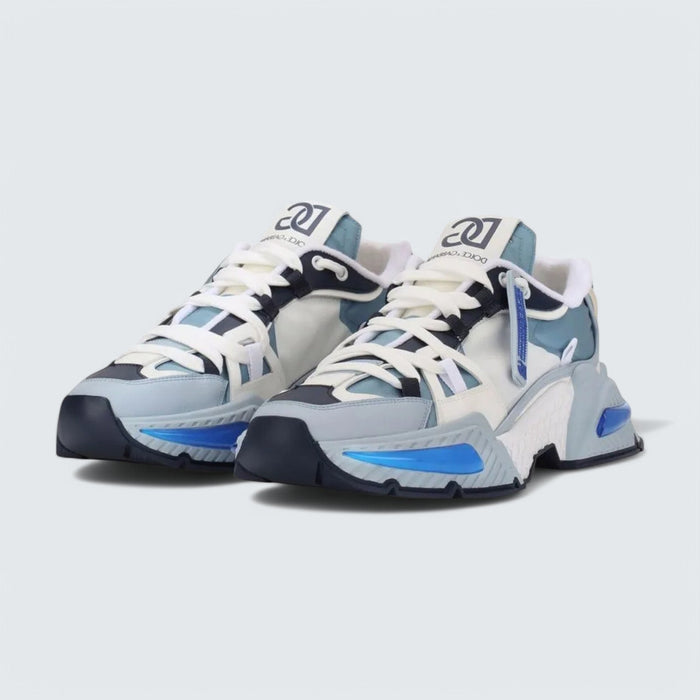 Dolce & Gabbana D&G Airmaster Panelled Sneakers 'Sky Blue/Multicolour'
