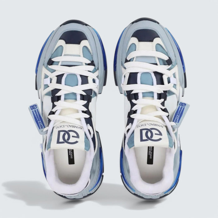 Dolce & Gabbana D&G Airmaster Panelled Sneakers 'Sky Blue/Multicolour'