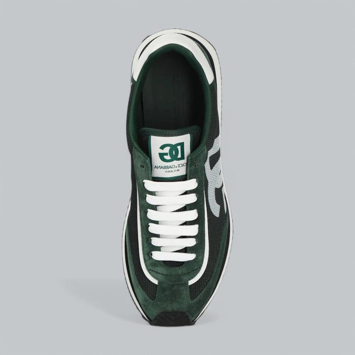 Dolce & Gabbana DG Cushion Low-Top Sneakers 'Forest Green White'