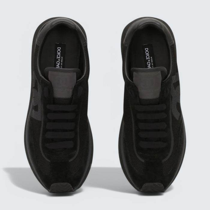 Dolce & Gabbana DG Cushion Mixed-Material Sneakers 'Black'