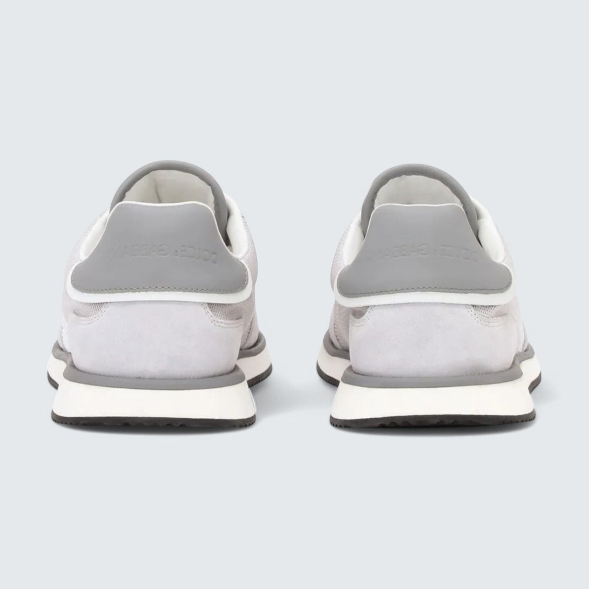 Dolce & Gabbana D&G Cushion Mixed-Material Sneakers 'Grey/White'