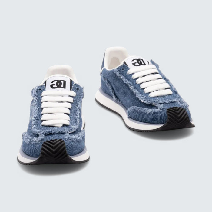 Dolce & Gabbana D&G Cushion Mixed-Material Sneakers 'Jeans Blue'