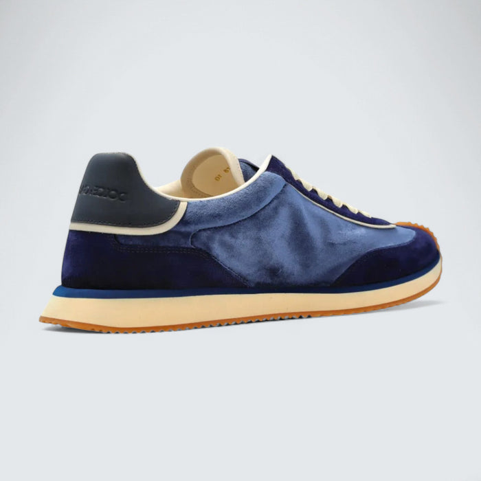 Dolce & Gabbana D&G Cushion Mixed-Material Sneakers 'Navy Blue'
